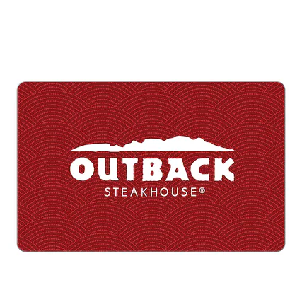 Front. Bloomin' Brands - $25 Gift Card.
