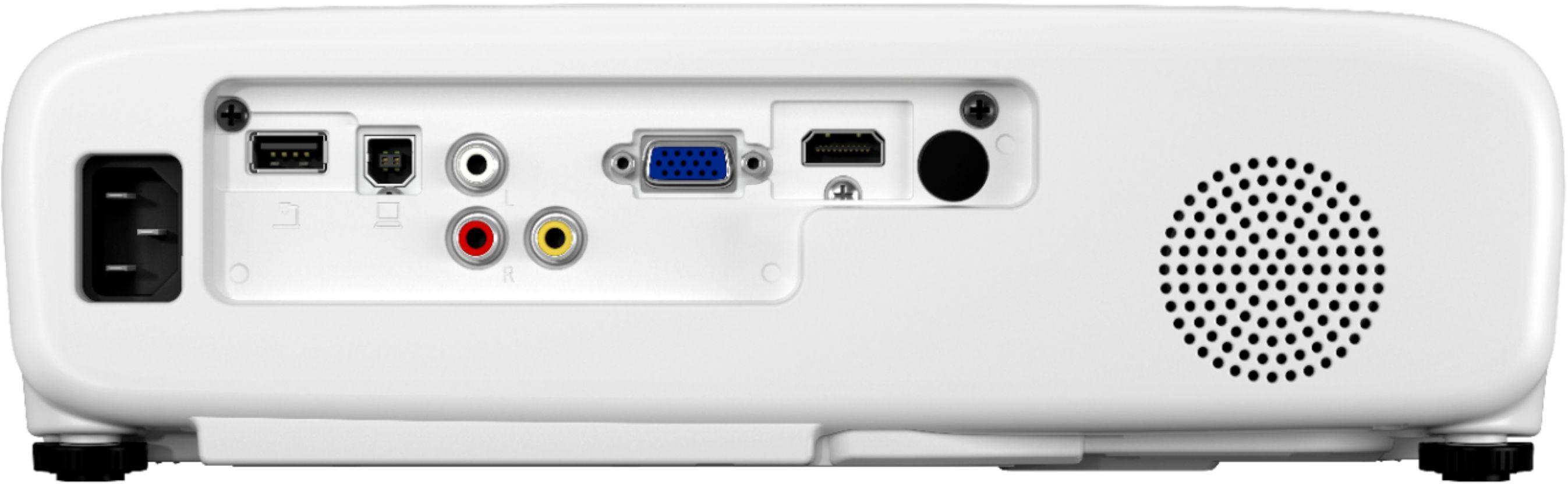 Back View: Philips - Screeneo S4 Projector, Full HD, Android OS - Silver