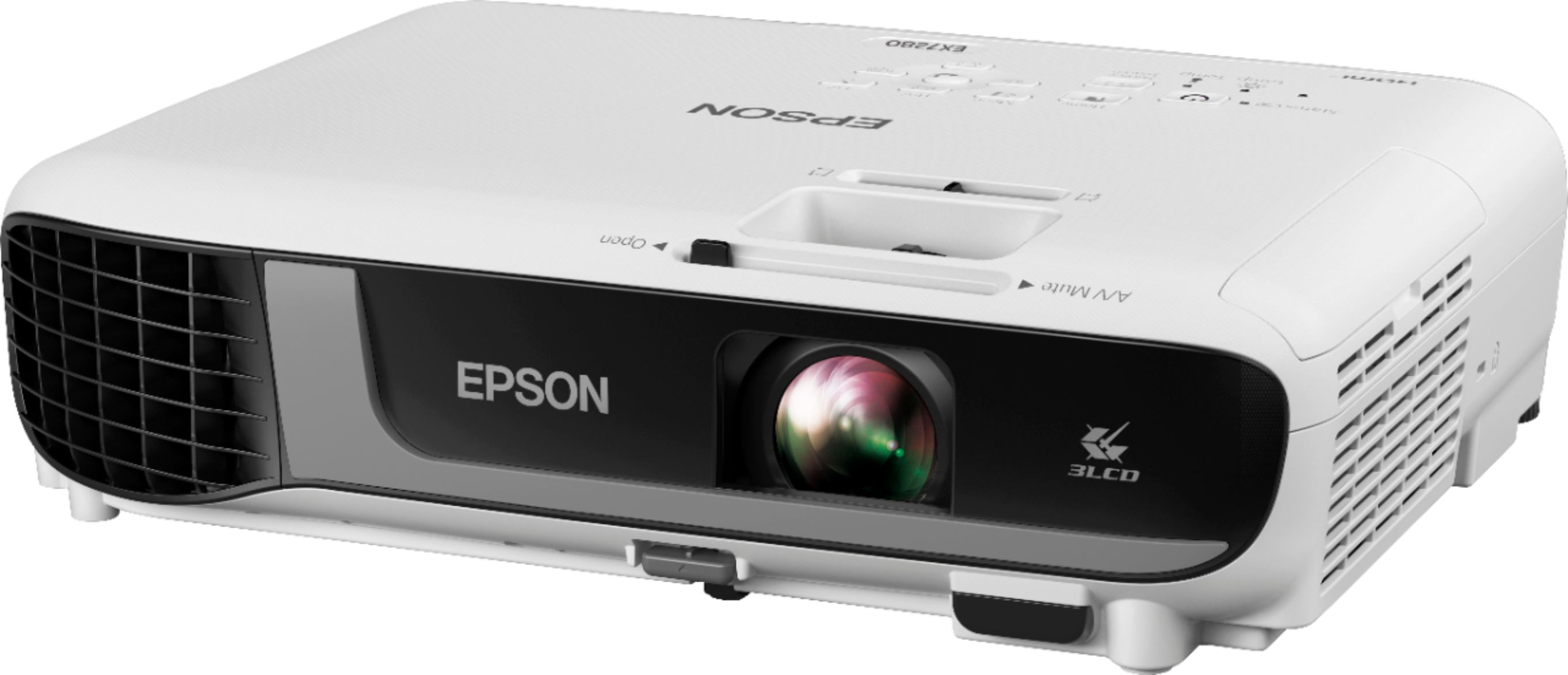 Epson Pro EX7280 3LCD WXGA Projector with Built-in Speaker White V11HA02020  - Best Buy