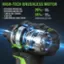 Angle. Greenworks - 24-Volt Cordless Brushless 1/4" Impact Driver (2 x 1.5Ah USB Batteries and Charger Included) - green.