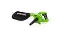 Alt View Zoom 13. Greenworks - 24-Volt 180 MPH 90 CFM Cordless Shop Blower (Battery and Charger Not Included) - Black/Green.