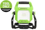 Front. Greenworks - 24 Volt 2000 Lumen LED Work Light AC/DC (Battery and Charger Not Included) - Green.
