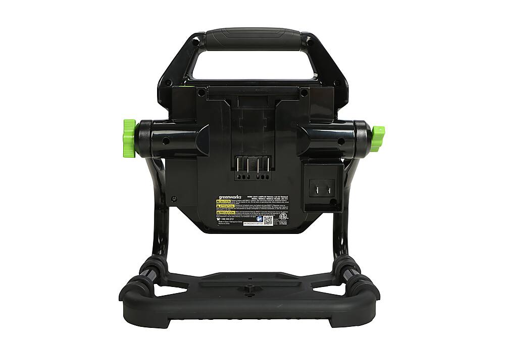 Alt View 11. Greenworks - 24 Volt 2000 Lumen LED Work Light AC/DC (Battery and Charger Not Included) - Green.