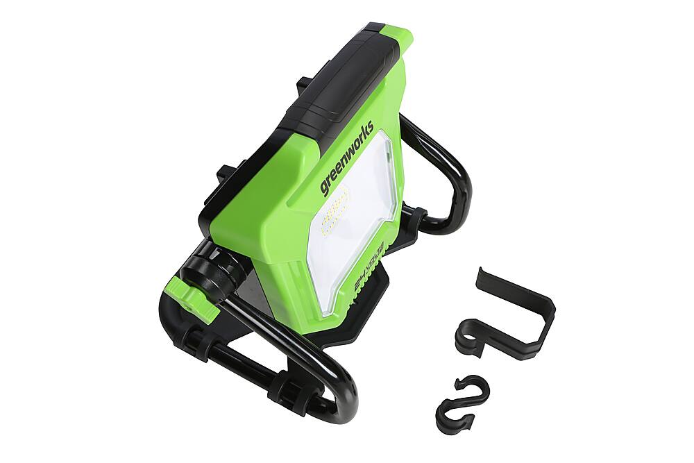 Alt View 12. Greenworks - 24 Volt 2000 Lumen LED Work Light AC/DC (Battery and Charger Not Included) - Green.