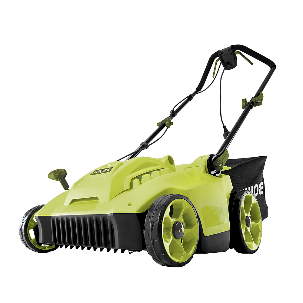 Sun Joe 6.5Ah Plug-in 16-Inch Push Lawn Mower with  - Best Buy