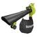 Front. Sun Joe - SBJ606E-GA-SJG 4-in-1 Electric Blower - Green.