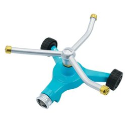 Aqua Joe - 3-Arm Zinc Rotary 360 Degree Sprinkler - Front_Zoom