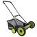 Alt View 12. Sun Joe - Manual Reel 18-Inch Push Lawn Mower with Grass Collection Bag - Green.