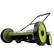 Alt View 13. Sun Joe - Manual Reel 18-Inch Push Lawn Mower with Grass Collection Bag - Green.