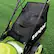 Alt View 15. Sun Joe - 12.0Ah Plug-in 20-Inch Push Lawn Mower with Grass Collection Bag - Green.