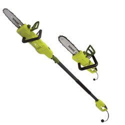 Sun Joe - 120-Volt 8-Inch Electric Convertible Pole Saw (Tool Only) - Green - Front_Zoom