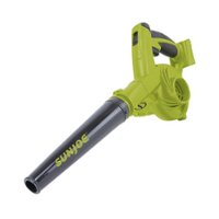 Sun Joe - 24V iON+ 180-MPH 92-CFM Max Workshop Leaf Blower w/2 x Dust Bags Tool Only - Green - Front_Zoom