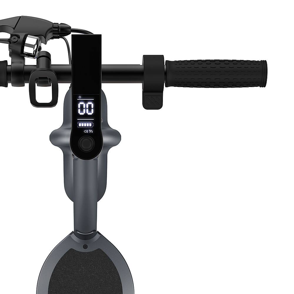 Alt View 13. Hover-1 - Alpha Foldable Electric Scooter w/12 mi Max Operating Range & 17.4 mph Max Speed - Gray.