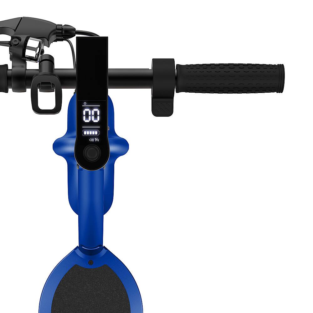 Alt View 13. Hover-1 - Alpha Foldable Electric Scooter w/12 mi Max Operating Range & 17.4 mph Max Speed - Blue.