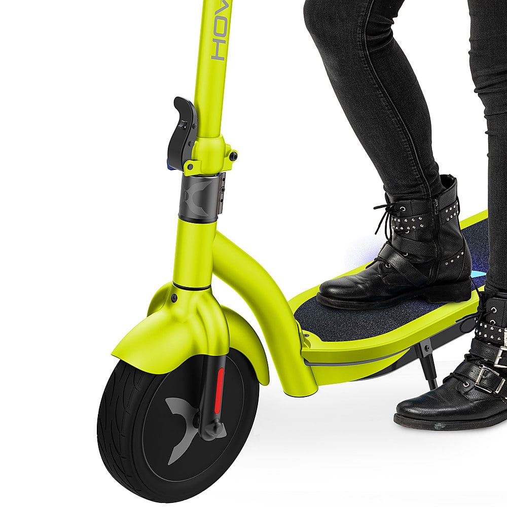 Alt View 12. Hover-1 - Alpha Foldable Electric Scooter w/12 mi Max Operating Range & 17.4 mph Max Speed - Yellow.