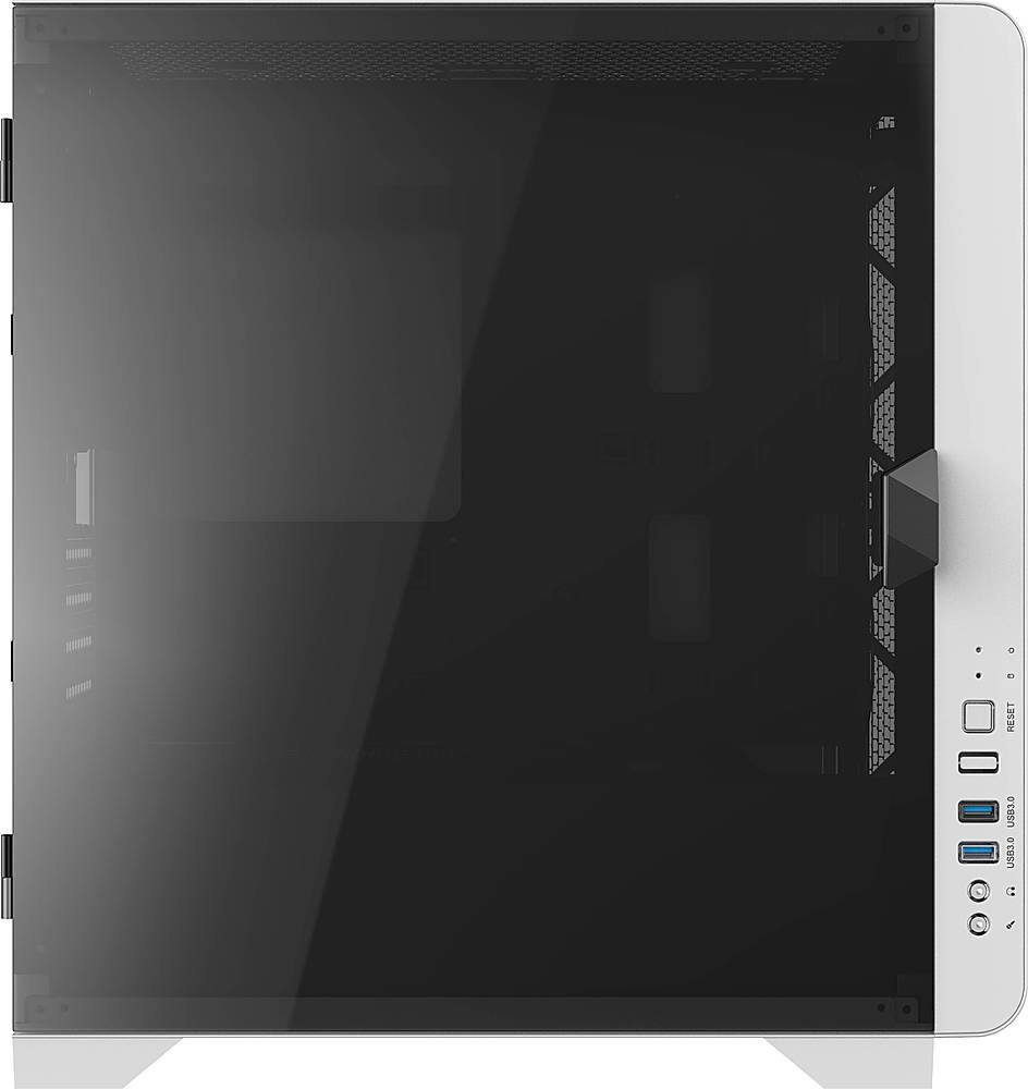 Alt View 12. GAMDIAS - Mars E2 Micro ATX Mini-Tower Case - White.