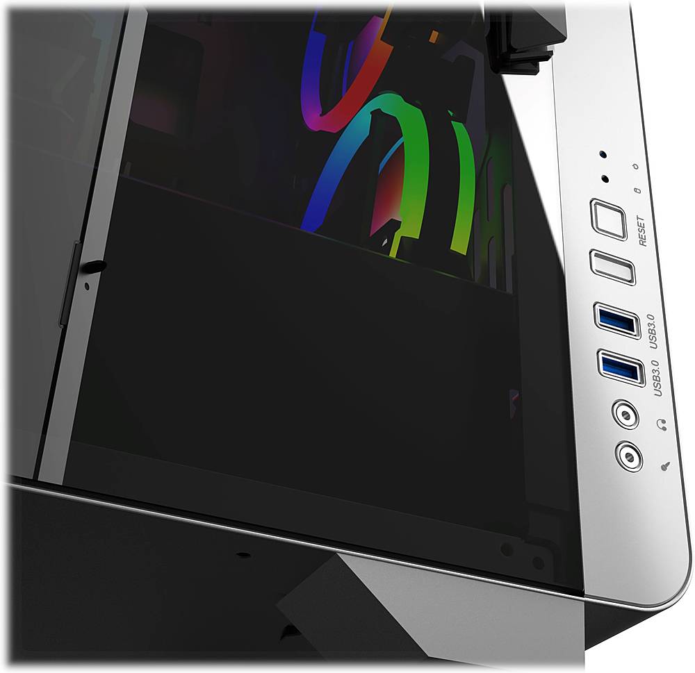 Gamdias MARS E2 Micro-Tower Micro-ATX Gaming PC Cabinet White