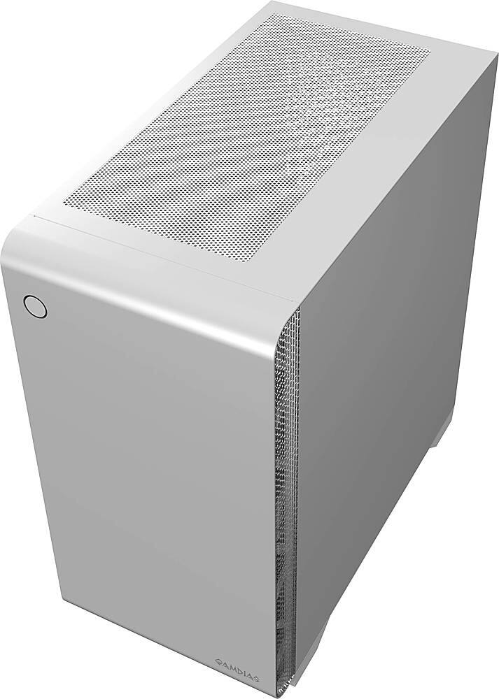 Alt View 23. GAMDIAS - Mars E2 Micro ATX Mini-Tower Case - White.