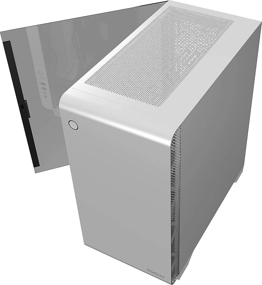 Alt View 24. GAMDIAS - Mars E2 Micro ATX Mini-Tower Case - White.
