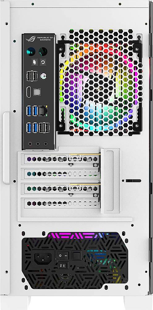 Alt View 26. GAMDIAS - Mars E2 Micro ATX Mini-Tower Case - White.