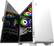 Alt View 34. GAMDIAS - Mars E2 Micro ATX Mini-Tower Case - White.