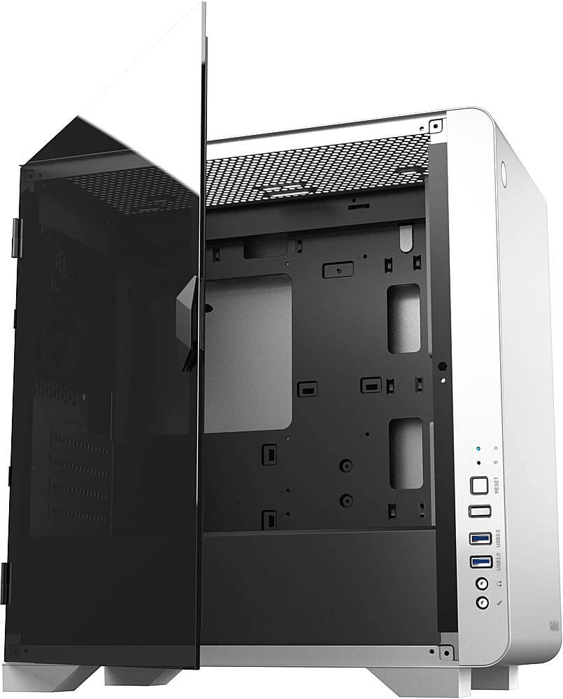 Alt View 36. GAMDIAS - Mars E2 Micro ATX Mini-Tower Case - White.