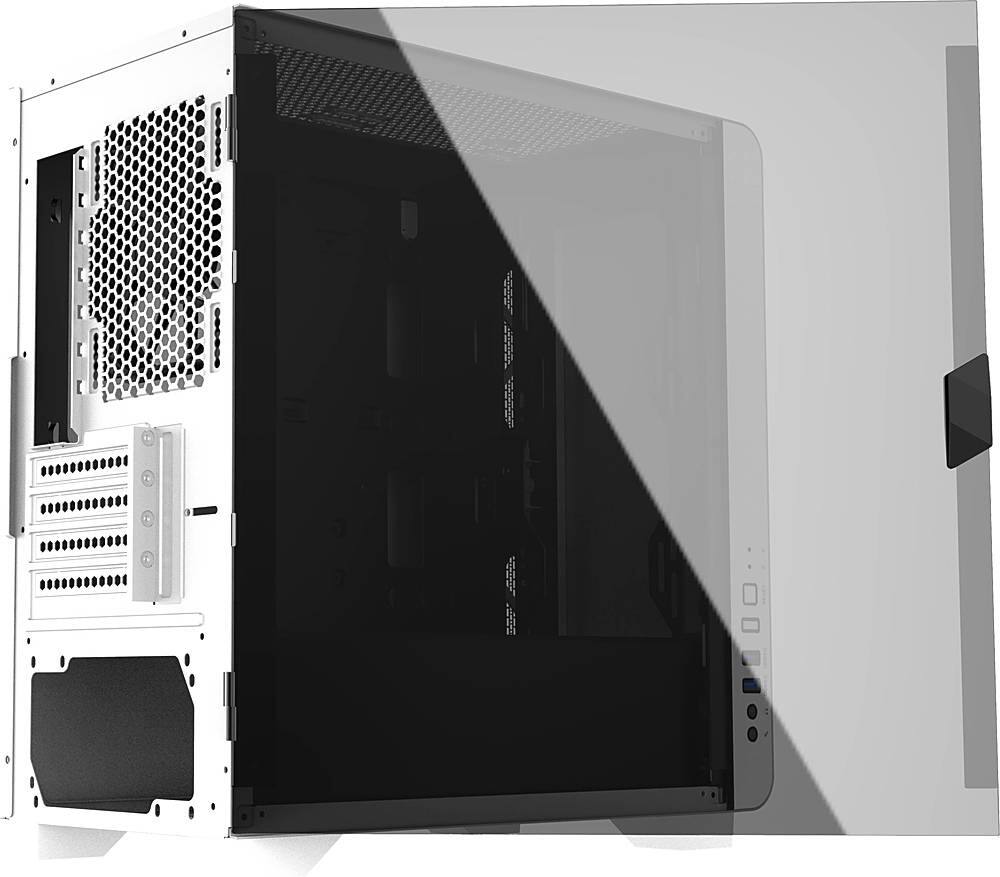 Alt View 38. GAMDIAS - Mars E2 Micro ATX Mini-Tower Case - White.