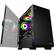 Alt View 29. GAMDIAS - Mars M2 Micro ATX Mini-Tower Case - Black.
