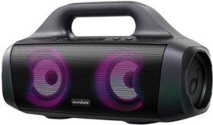 Soundcore - by Anker Select Pro Portable Waterproof Bluetooth Speaker - Black - Front_Zoom