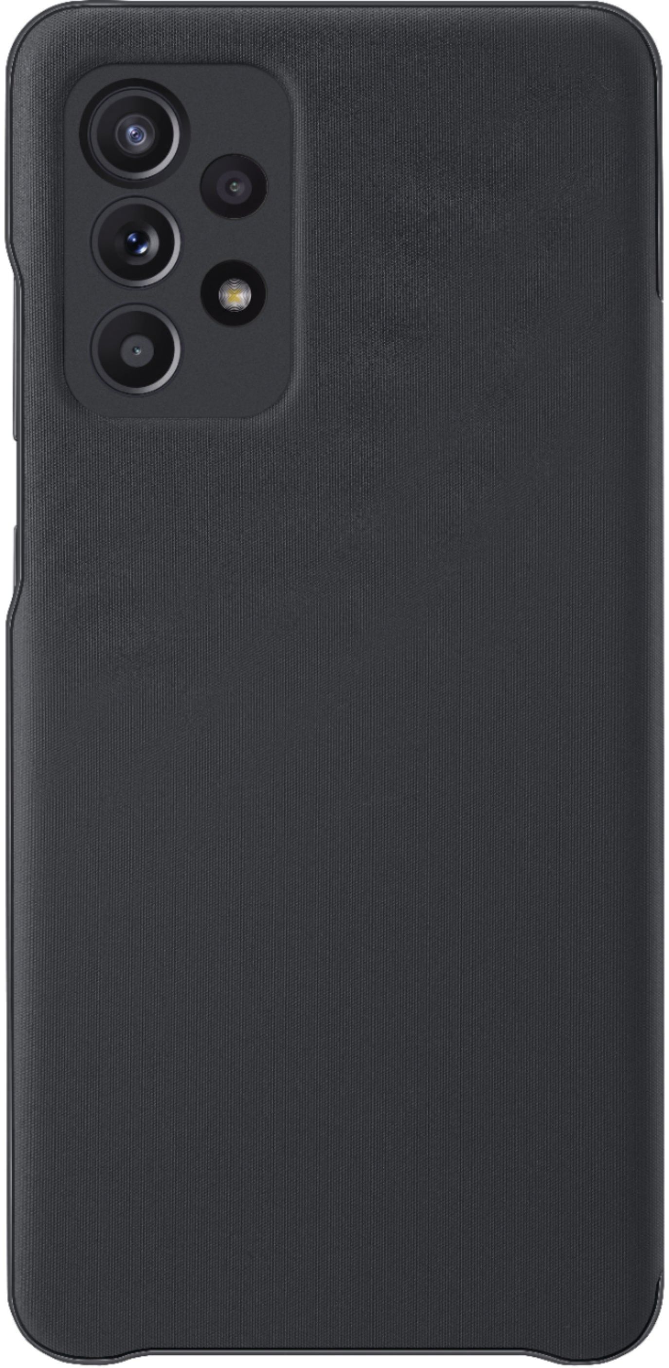 Olixar Black Genuine Leather Wallet Case - For Samsung Galaxy A52