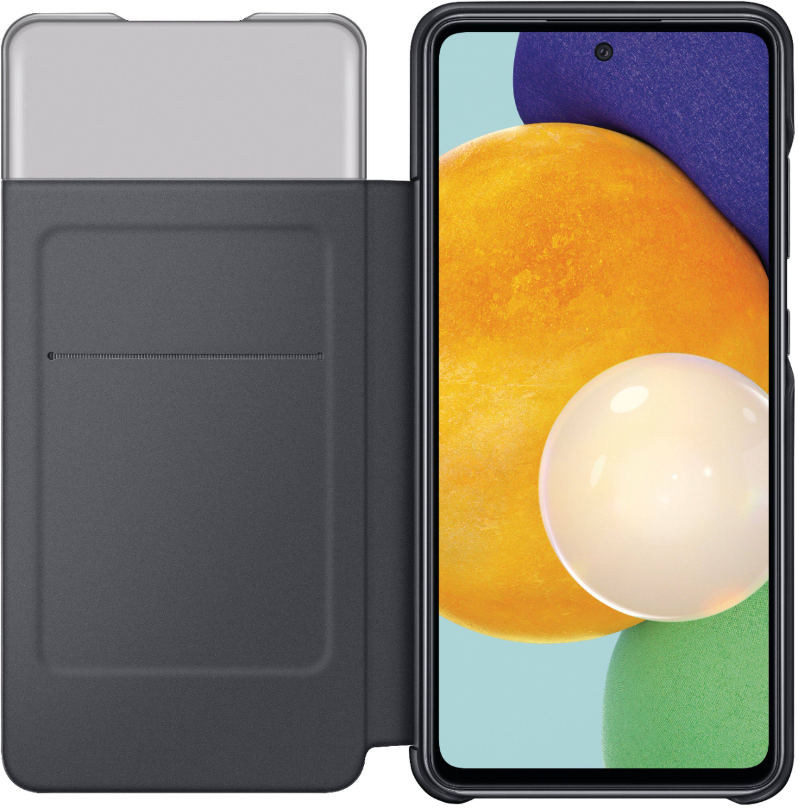 Alt View 12. Samsung - Wallet Cover for Samsung Galaxy A52 5G - Black.