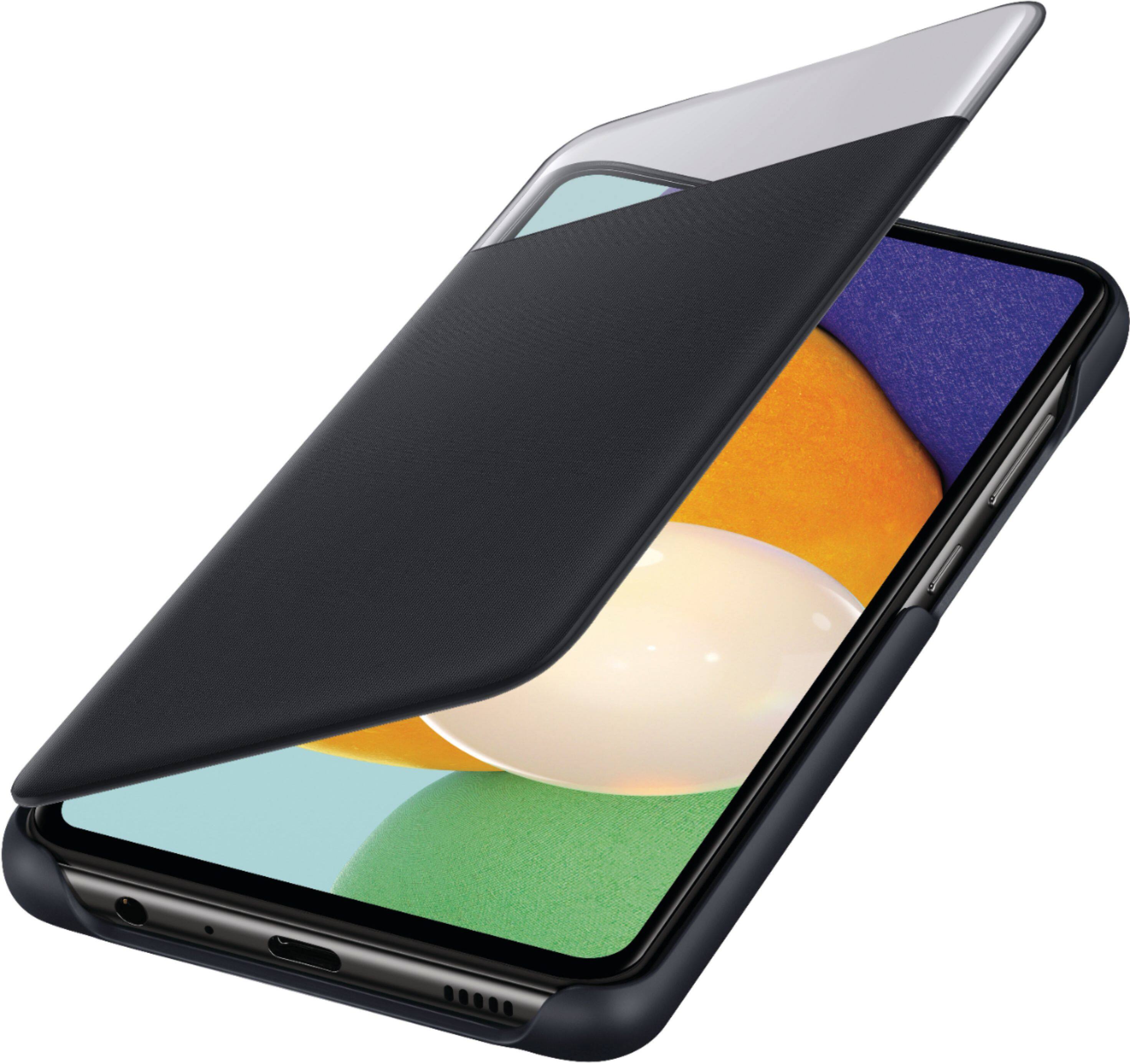 Alt View 13. Samsung - Wallet Cover for Samsung Galaxy A52 5G - Black.