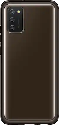 Front. Samsung - Soft Shell Case for Samsung Galaxy A02 - Black.