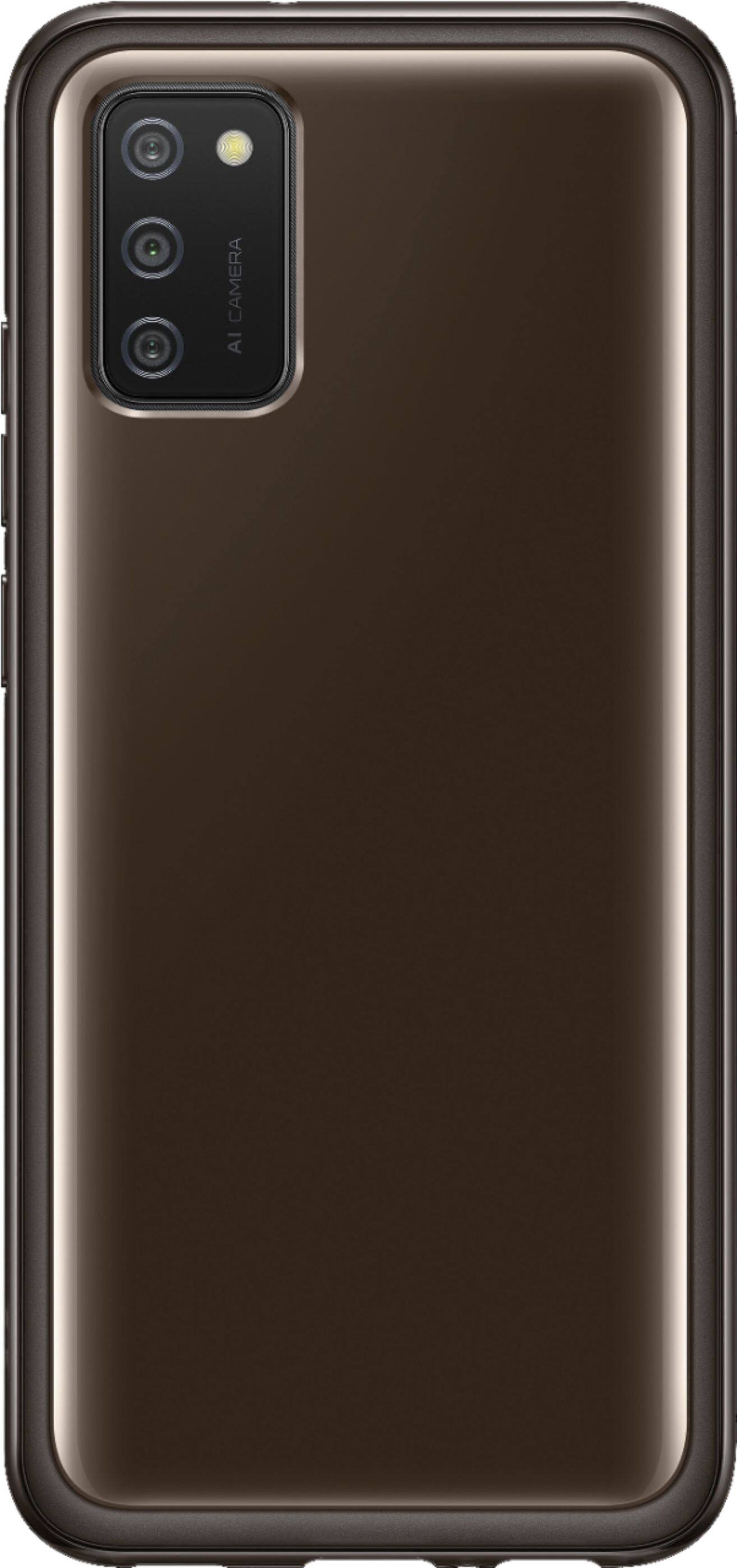Front. Samsung - Soft Shell Case for Samsung Galaxy A02 - Black.