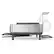 Alt View 11. simplehuman - Kitchen Dish Drying Rack With Swivel Spout, Fingerprint-Proof Stainless Steel Frame - Grey Plastic.