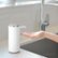 Alt View Zoom 14. simplehuman - 9 oz. Touch-Free Rechargeable Sensor Liquid Soap Pump Dispenser - White Stainless Steel.