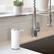 Alt View Zoom 15. simplehuman - 9 oz. Touch-Free Rechargeable Sensor Liquid Soap Pump Dispenser - White Stainless Steel.