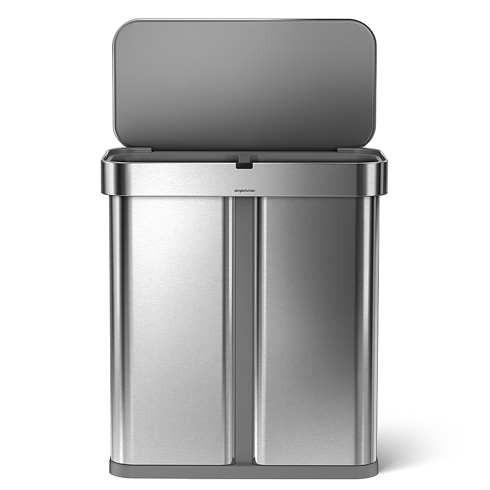 Simplehuman 58 liter dual compartment sensor trash can review