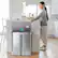 Alt View 12. simplehuman - 58 Liter Dual Compartment Rectangular Sensor Can with Voice and Motion Control - Brushed Stainless Steel.