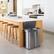 Alt View 13. simplehuman - 58 Liter Dual Compartment Rectangular Sensor Can with Voice and Motion Control - Brushed Stainless Steel.