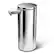 Angle. simplehuman - 9 oz. Touch-Free Rechargeable Sensor Liquid Soap Pump Dispenser - Polished Stainless Steel.