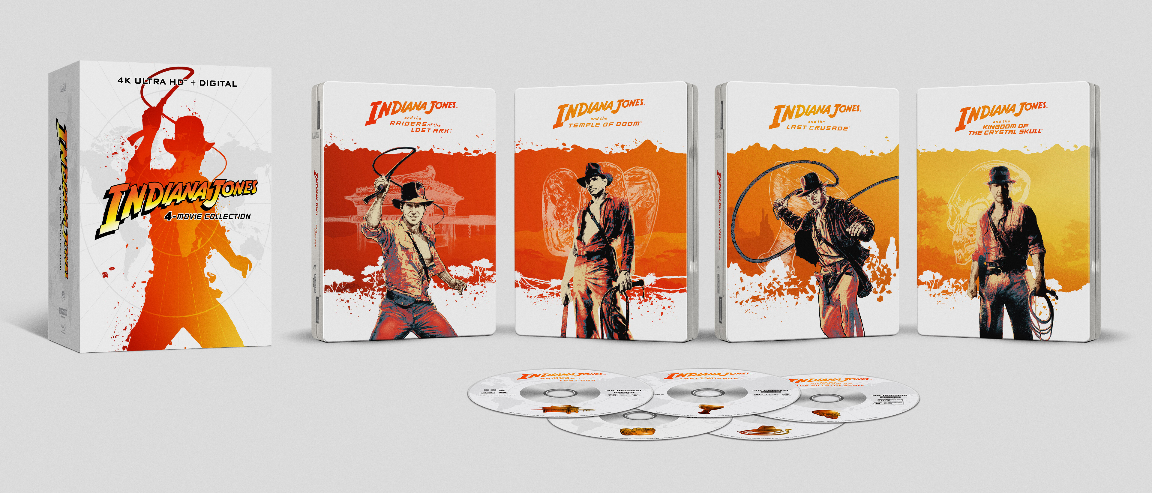Indiana Jones 4-Movie Collection [SteelBook] [Includes Digital Copy] [4K  Ultra HD Blu-ray] - Best Buy