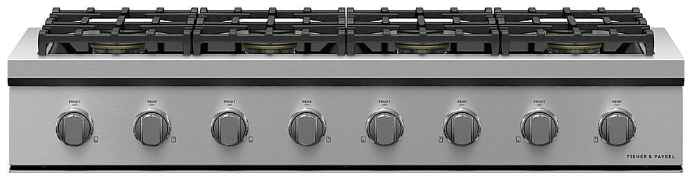 Alt View 11. Fisher & Paykel - 48 in Professional Gas Rangetop 8 Burners - Stainless Steel.