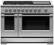Front. Fisher & Paykel - 7.7 Cu. Ft. Freestanding Double Oven Gas Convection Range - Stainless steel.