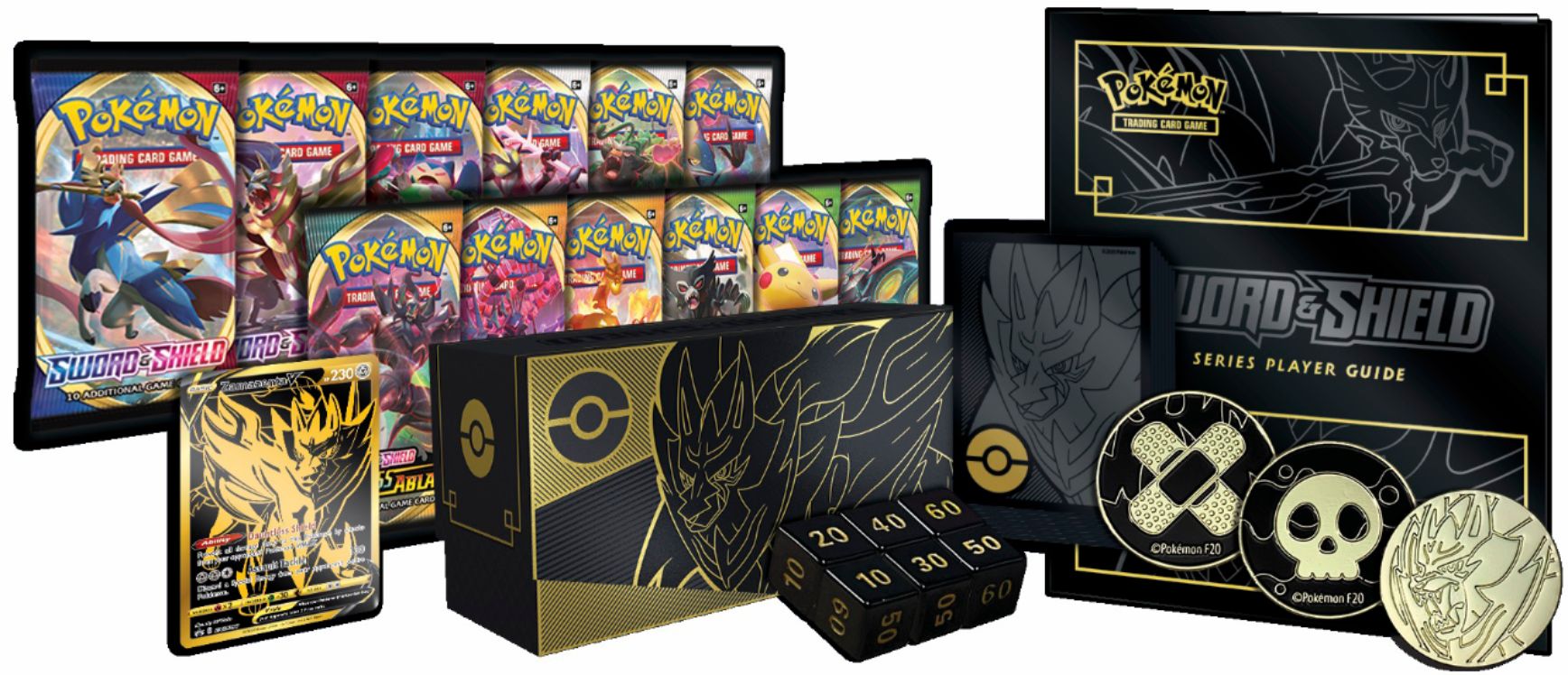 Pokemon TCG Sword & Shield Elite Trainer Box Plus Zacian Version