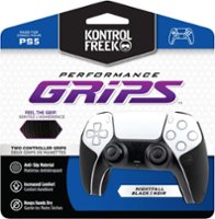 KontrolFreek - Performance Grips for PlayStation 5 - Black - Front_Zoom
