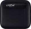 Crucial - X6 SE 1TB External USB-C/USB-A Portable SSD - Black