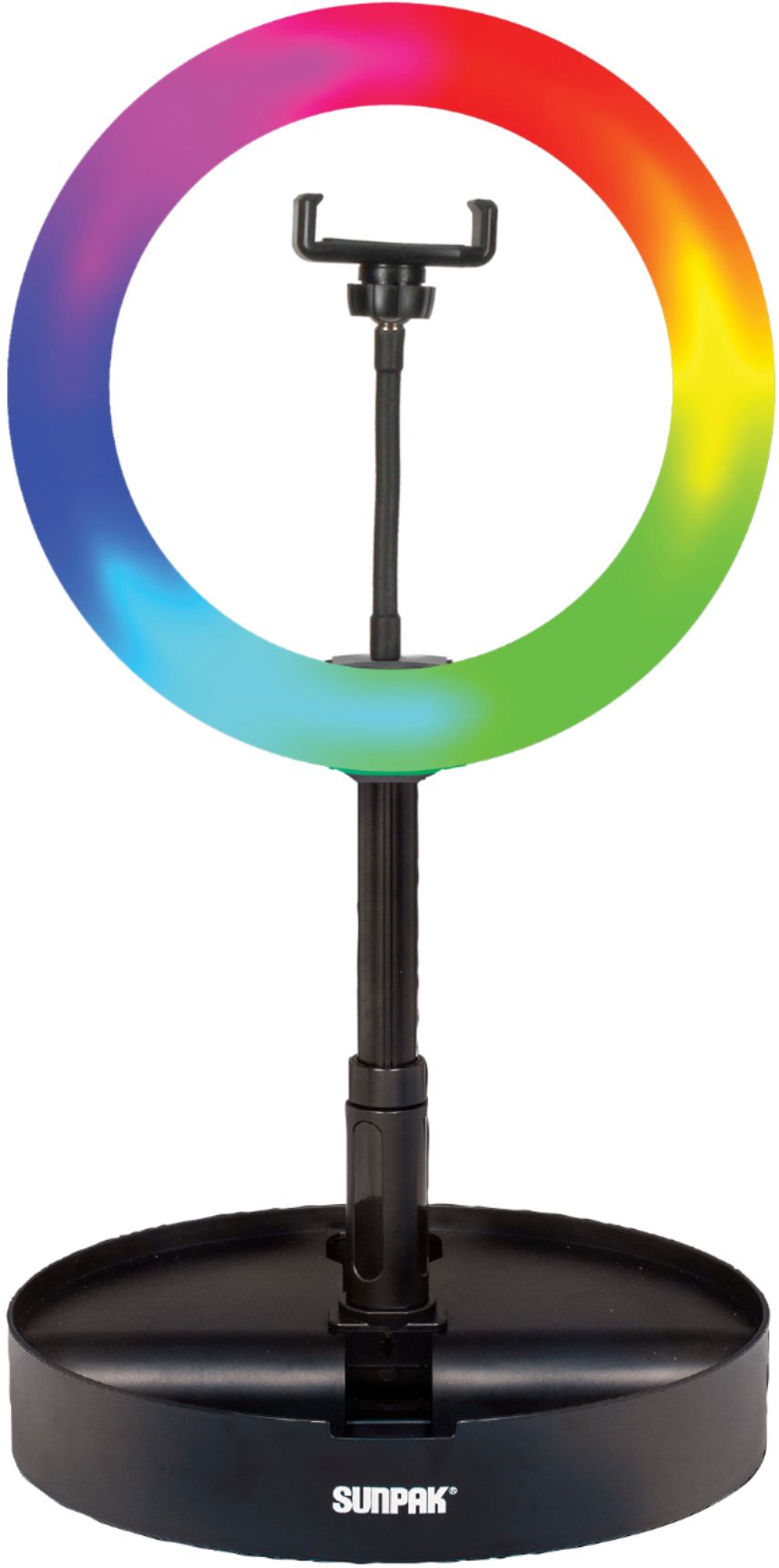 Sunpak 25 Bi-Color Ring Light Vlogging Kit with Bluetooth Remote  VL-LED608-25RLK - Best Buy