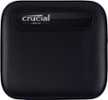 Crucial - X6 SE 4TB External USB-C/USB-A Portable SSD - Black