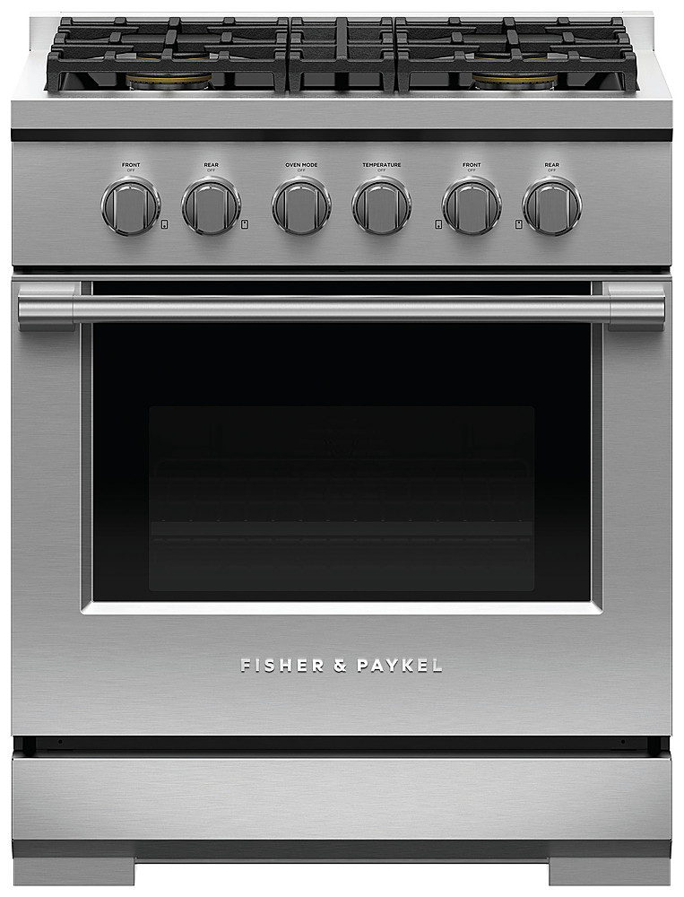 Fisher & Paykel – Professional 30 inch 4 Burner Gas Range (LP) – Stainless steel
